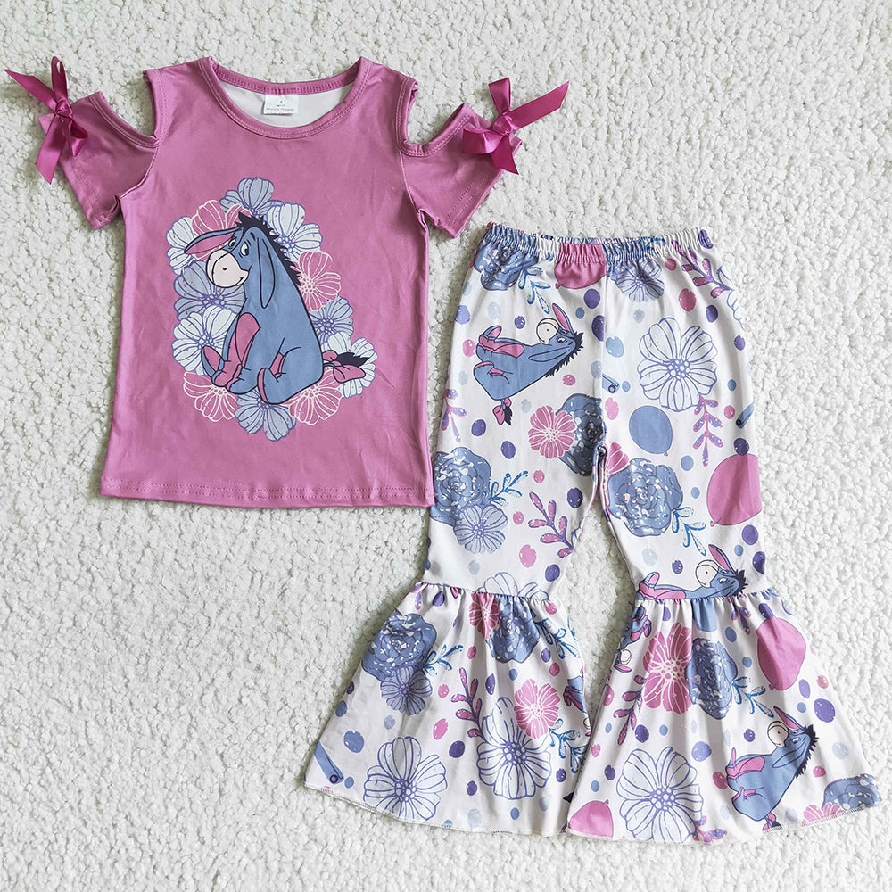 Fashion Girls Clothing Cartoon Print Boutique Outfits GSPO0144