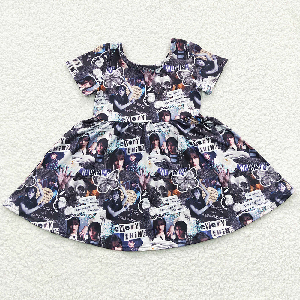 Boutique Girls Dress Short Sleeve Girls Summer Dresses GSD0332 4.28