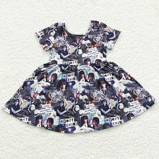 Boutique Girls Dress Short Sleeve Girls Summer Dresses GSD0332 4.28
