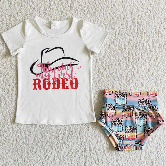 Hot Sale Kids Designer Clothes Girls Bummies Sets Summer Baby Girl Clothes GBO0023