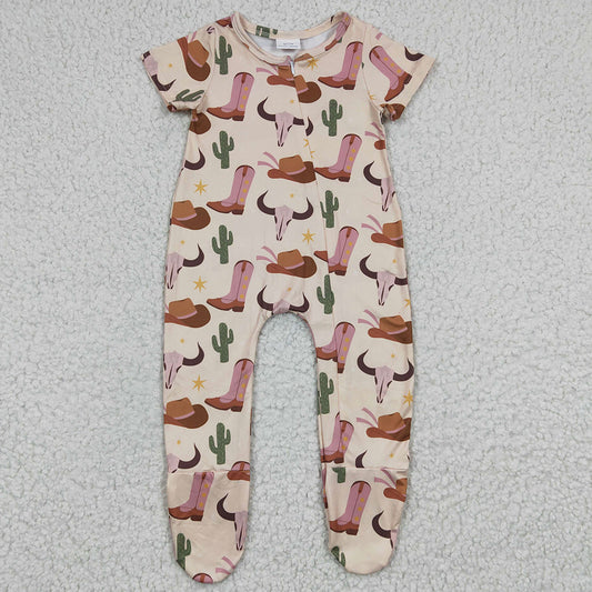 Boutique Baby Boys Romper Western Style Fashion Kids Boys Jumpsuit SR0192 4.28