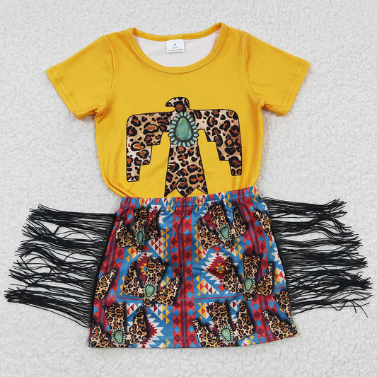 Western Style Girls Clothing Summer Outfits GSD0287 5.16