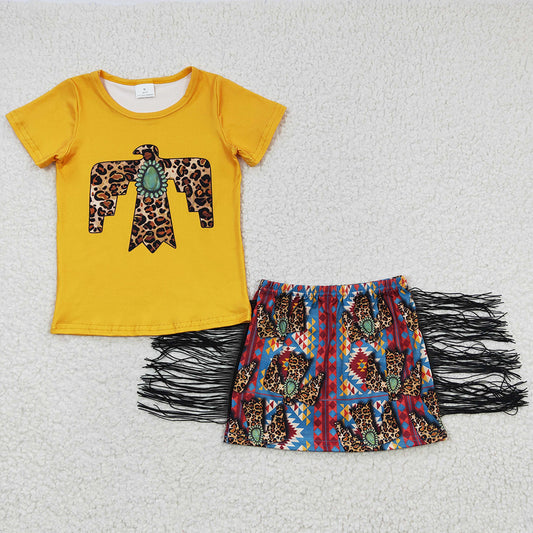 Western Style Girls Clothing Summer Outfits GSD0287 5.16