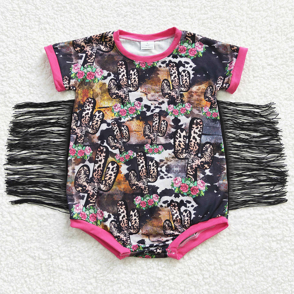 Boutique Infant Baby Romper Tassel Design Cute Girls Romper Clothing SR0108 4.18