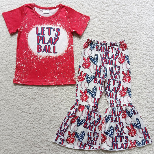 Hot Sale Baby Girl Clothes Bell Bottom Outfits Fashion Toddler Girl Clothes Kids Clothes Sets B0-12