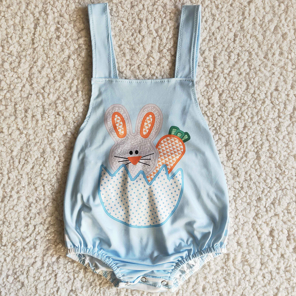 Boutique Girls Clothing Boys Rompers Easter Bunny Girls Romper Toddler Baby Clothes E11-3 3.8