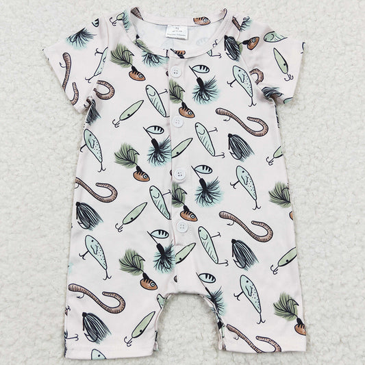 Baby Boys Romper Fishing Summer Kids Rompers SR0259