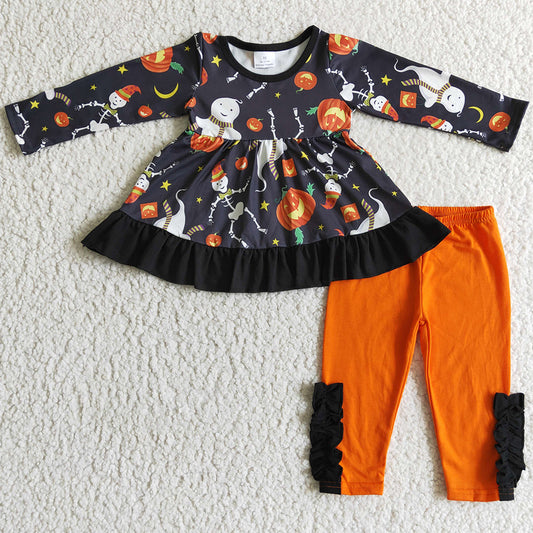 Boutique Girls Clothing Halloween Outfits GLP0092 9.9