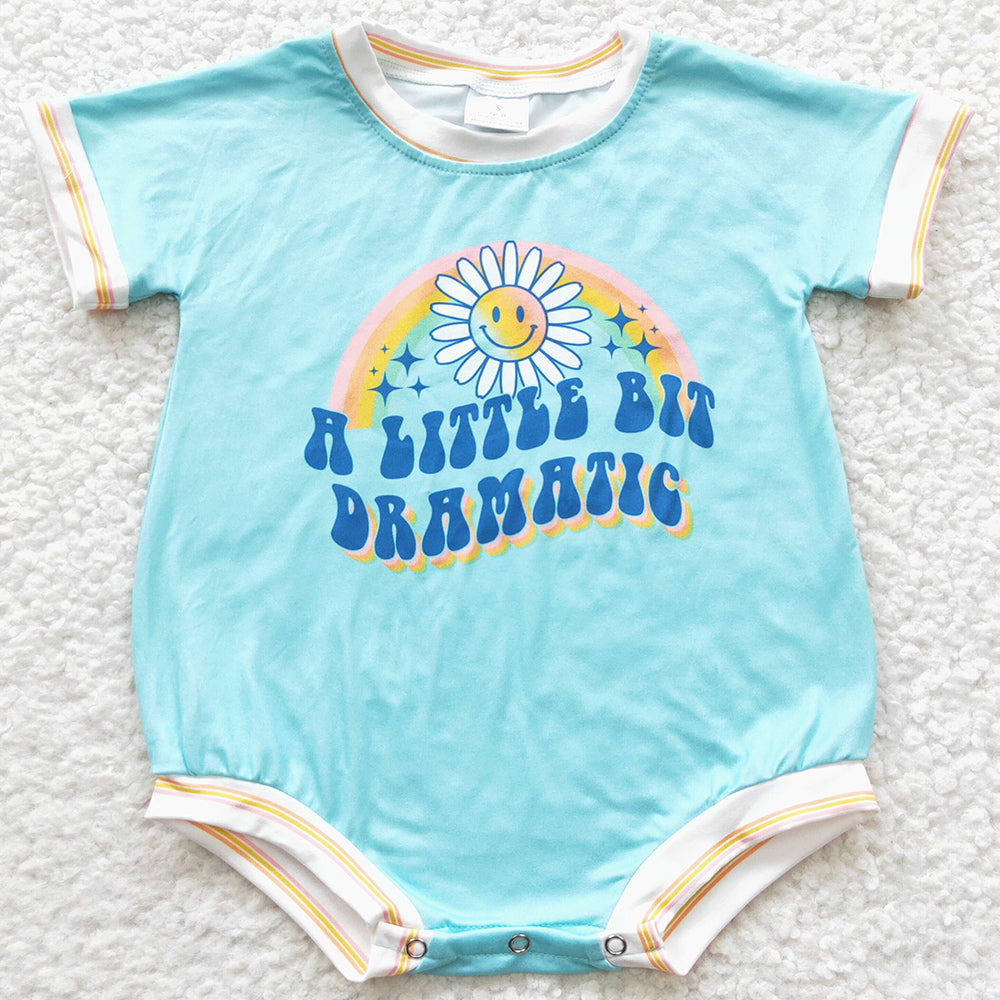 infant Baby Girls Romper A Little Big Dramatic Summer Rompers SR0339