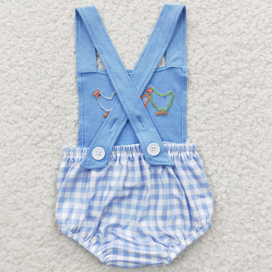 Baby Boys Romper Chicken Embroidery Cotton Boys Summer Rompers SR0286