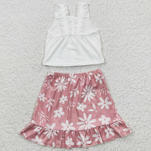 Baby Girls Clothes Strap Top Skirts Summer Shorts Sets GSD0270 4.1