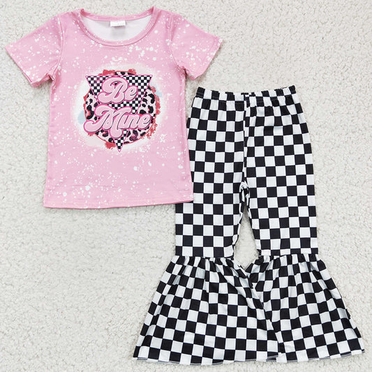Hot Sale Toddler Girls Clothes Be Mine Pink Baby Girls Outfits GSPO0282