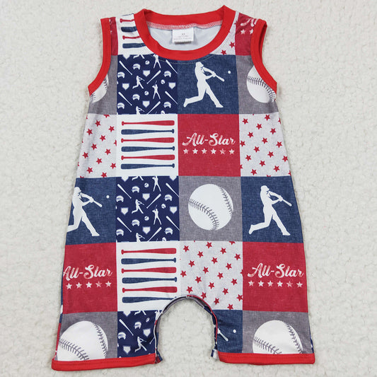 Baby Boys Romper Baseball Summer Rompers SR0356
