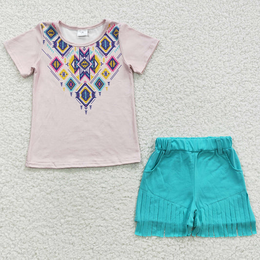 New Design Baby Girls Clothing Summer Shorts Outfits GSSO0272 4.12