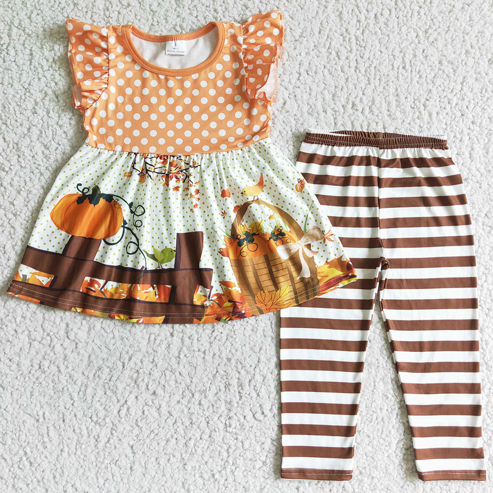 Toddler Baby Girl Clothes Fall Thanksgiving Kids Outfits GSPO0173