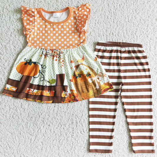 Toddler Baby Girl Clothes Fall Thanksgiving Kids Outfits GSPO0173