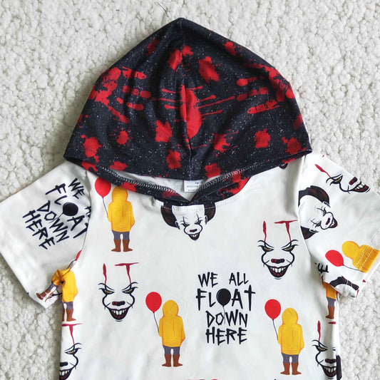 Hot Sale Kids Clothes Boys Hoodies Sets Halloween Toddler Boys Clothes E2-18