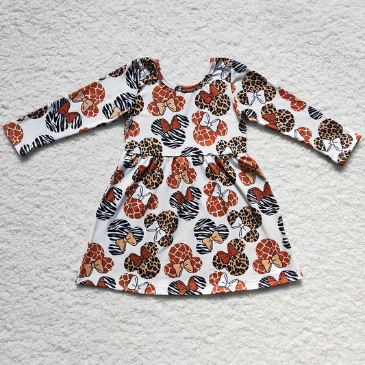 New Fashion Baby Girl Dress Long Sleeve Boutique Girls Dresses GLD0181 11.19