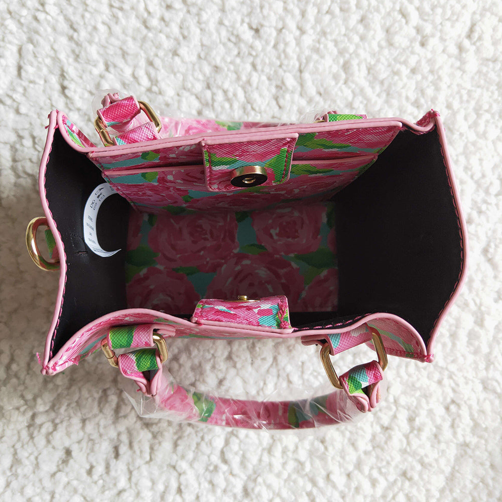 Rose Print Boutique Girls Shoulder Bags Fashion Girls Sling Bags BA0024