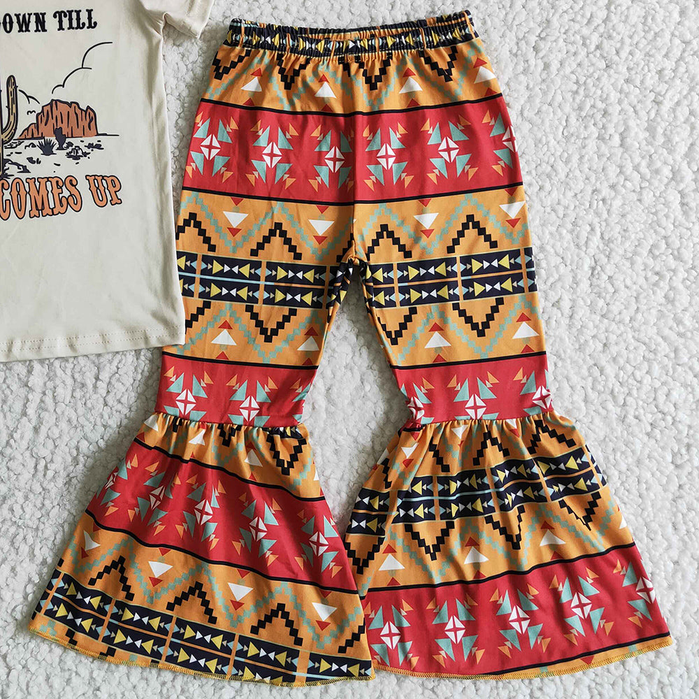 New Fashion Baby Girl Clothes Set Spring Kid Clothing Western Style Girls Boutique Outfit Wholesale Toddler Girls Summer Clothes B14-28
