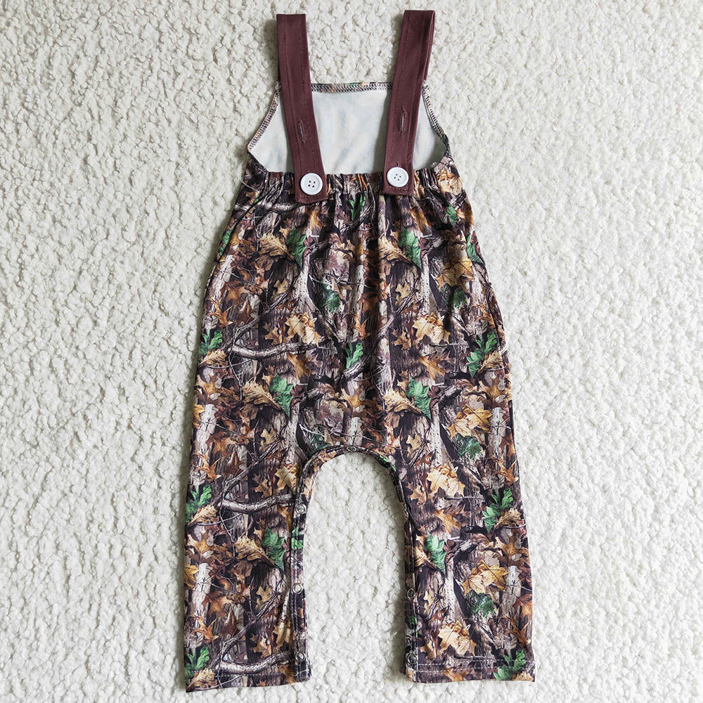 Deer Print Cute Kids Boys Romper Boutique Jumpsuit SR0099