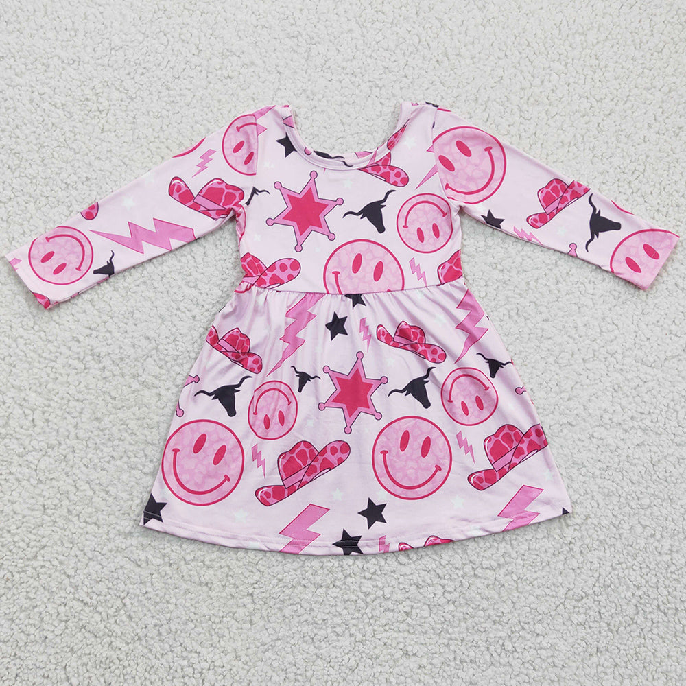 Boutique Baby Girls Dress Western Style Fashion Girls Dresses GLD0170 11.5