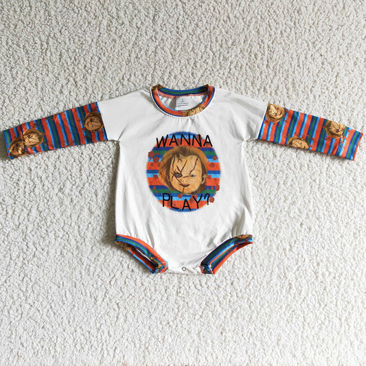 Boutique Baby Girl Romper with Bow LR0127