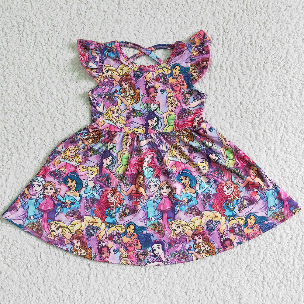 Boutique Baby Girl Dress Fashion Summer Kids Clothes Girl Dresses GSD0049