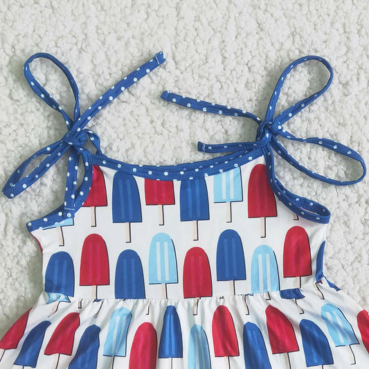 Boutique Baby Girls Clothes Summer Kids Clothes July 4th Girls Outfits Wholesale C14-2 6.9