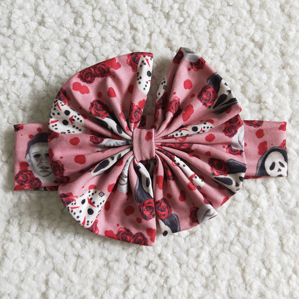 New Design Halloween Baby Girls Romper with Bow LR0124