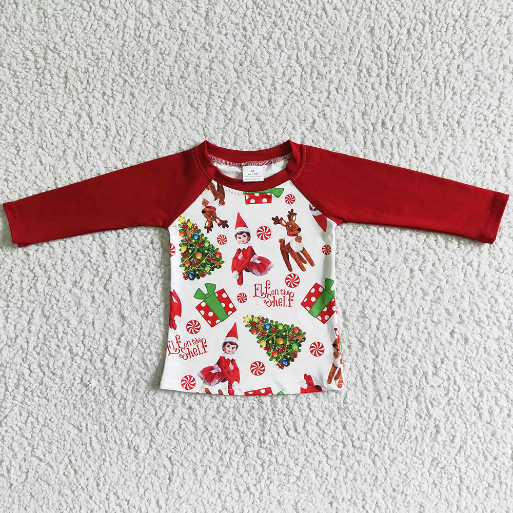 Cute Baby Girl Clothes Christmas Kids Outfits Boutique Kids Girls Clothing Set 6 A22-14