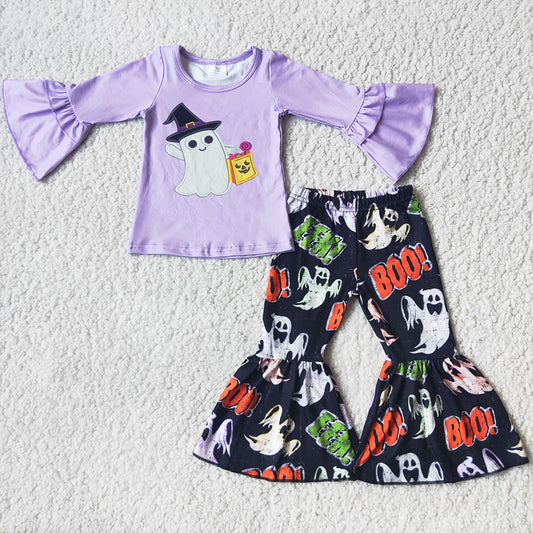 Hot Sale Baby Girls Clothes Set Halloween Kids Clothes Girls Outfits Boutique Girls Clothing 6 A19-12 9.8