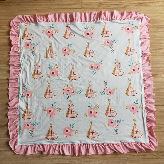 Boutique Baby Girls Blankets Fashion Infant Baby Blankets Wholesale 74*83cm 6 A30-5