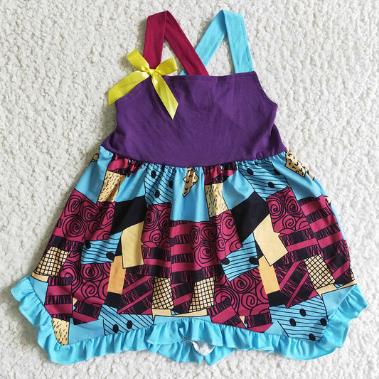 New Design Girls Dress Halloween Baby Dress SR0083