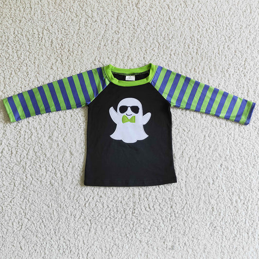 Halloween Baby Girl Clothes Ghost Embroidery Boutique Girls Outfits GLP0182 BT0066