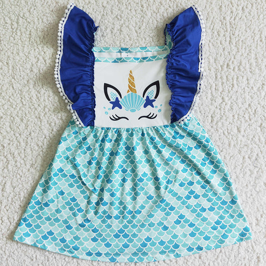 Hot Sale Baby Girls Dress Cute Summer Girls Boutique Clothing Dresses A9-1-1