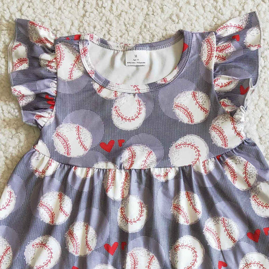 Kids Clothes Girls Summer Set Baseball Baby Girls Clothes Outfits A10-5-1 3.19