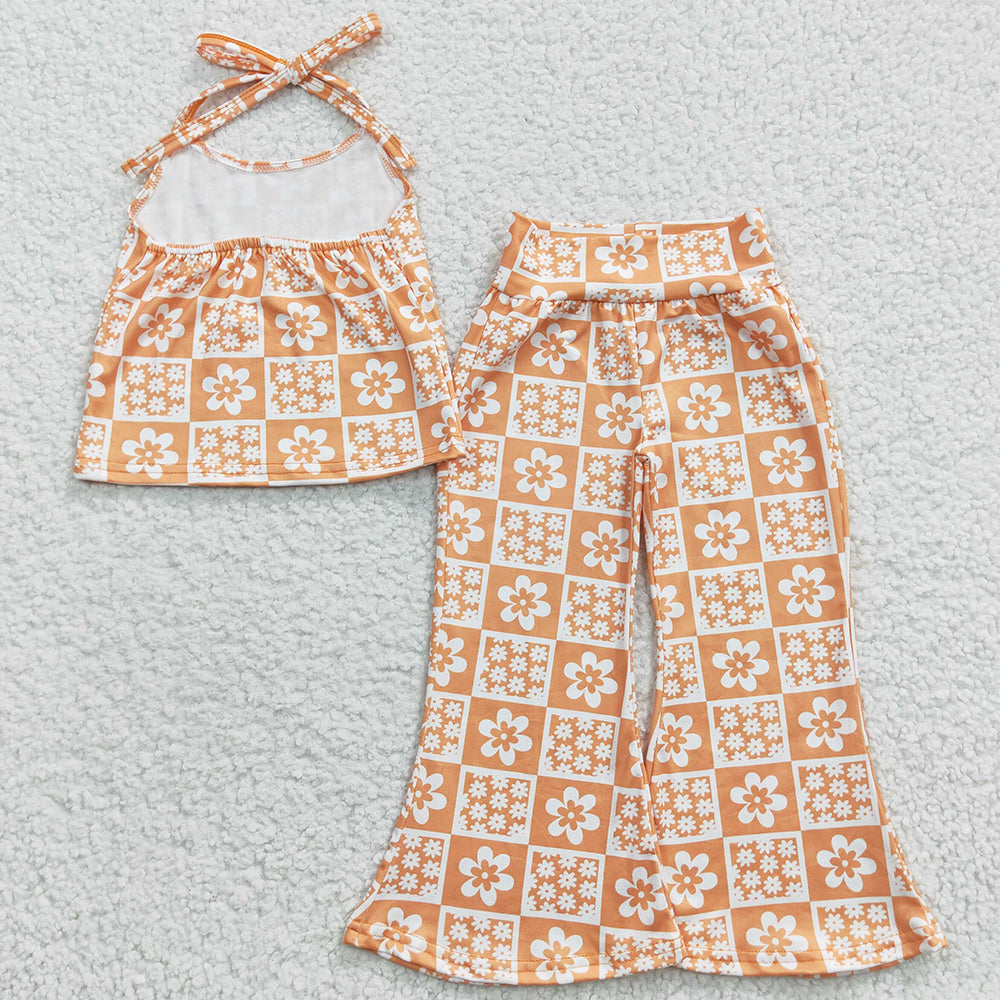 Boutique Baby Girl Clothes Bell Bottom Outfits GSPO0519