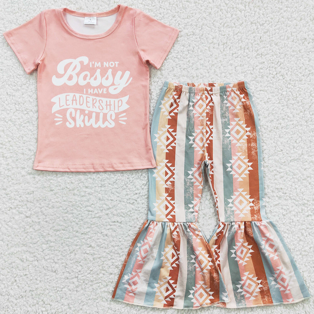 Wholesale Baby Girl Clothes Bell Bottoms Boutique Outfits GSPO0562