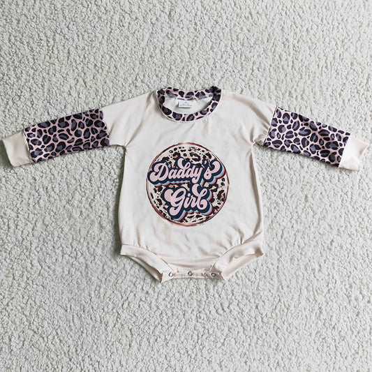 Girls Clothes Leopard Bell Bottom Outfits Daddy`s Girl Boutique Clothing Set LR0221 GSPO0219 4.1