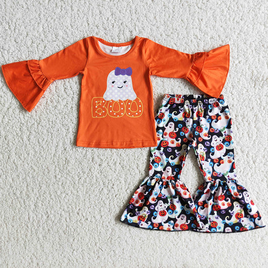 Fashion Baby Girls Clothes Set Fall Halloween Toddler Girls Clothes Outfits 6 A2-26 9.8