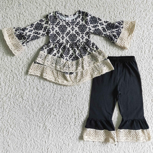 Fall Winter Boutique Girls Clothing Set 6 A11-16