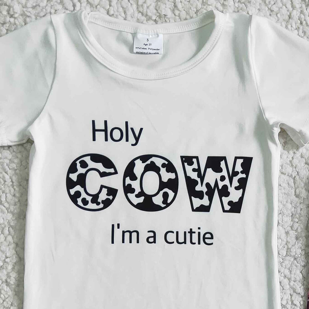 Western Style Baby Girl Clothes Boutique Bell Bottom Outfits GSPO0033