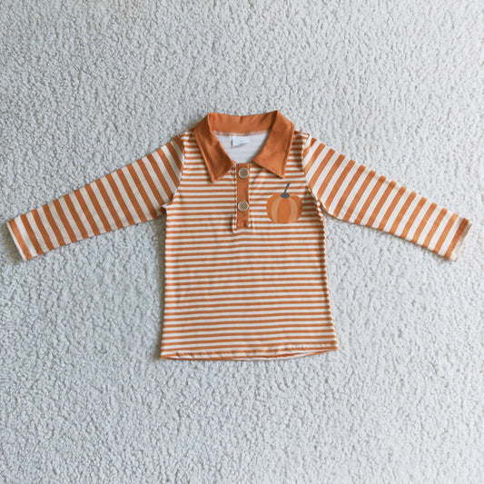 Pumpkin Print Boutique Boys Clothes Top Cute T-shirt BT0039