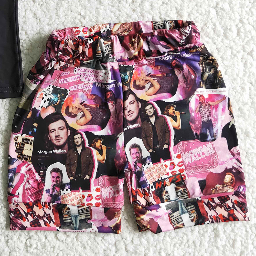 New Baby Girls Clothes Summer Kids Outfits Short Sleeve Shorts Boutique Girls Clothing Cute Wholesale Children Clothing GSSO0013