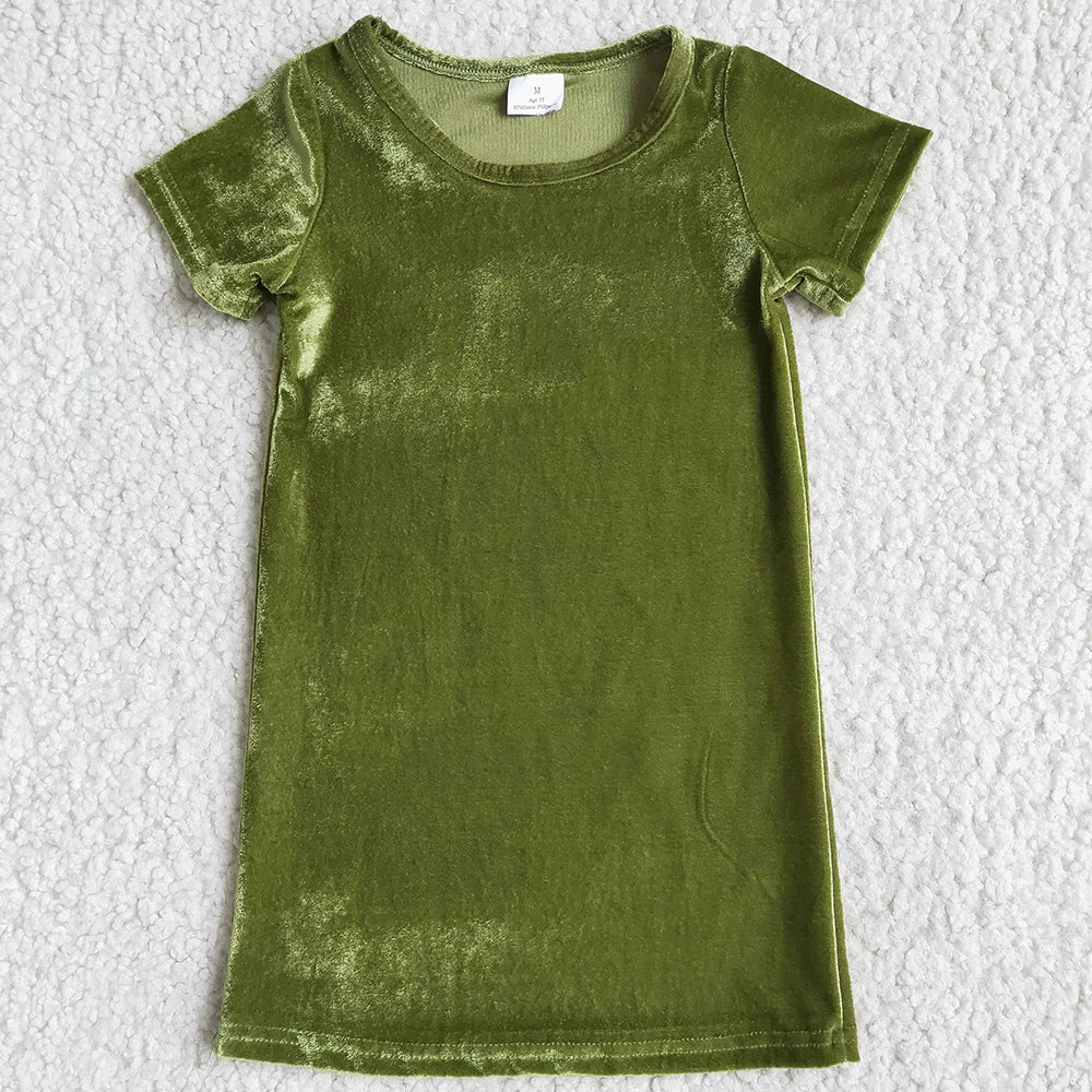 Hot Sale Baby Girls Dress Velvet Boutiue Girl Dresses