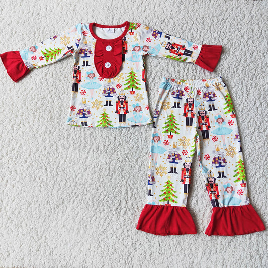 Fashion Boys Pajamas Set Christmas Boutique Boys Pajamas Girls Sleepwear Pajamas 6 A6-20