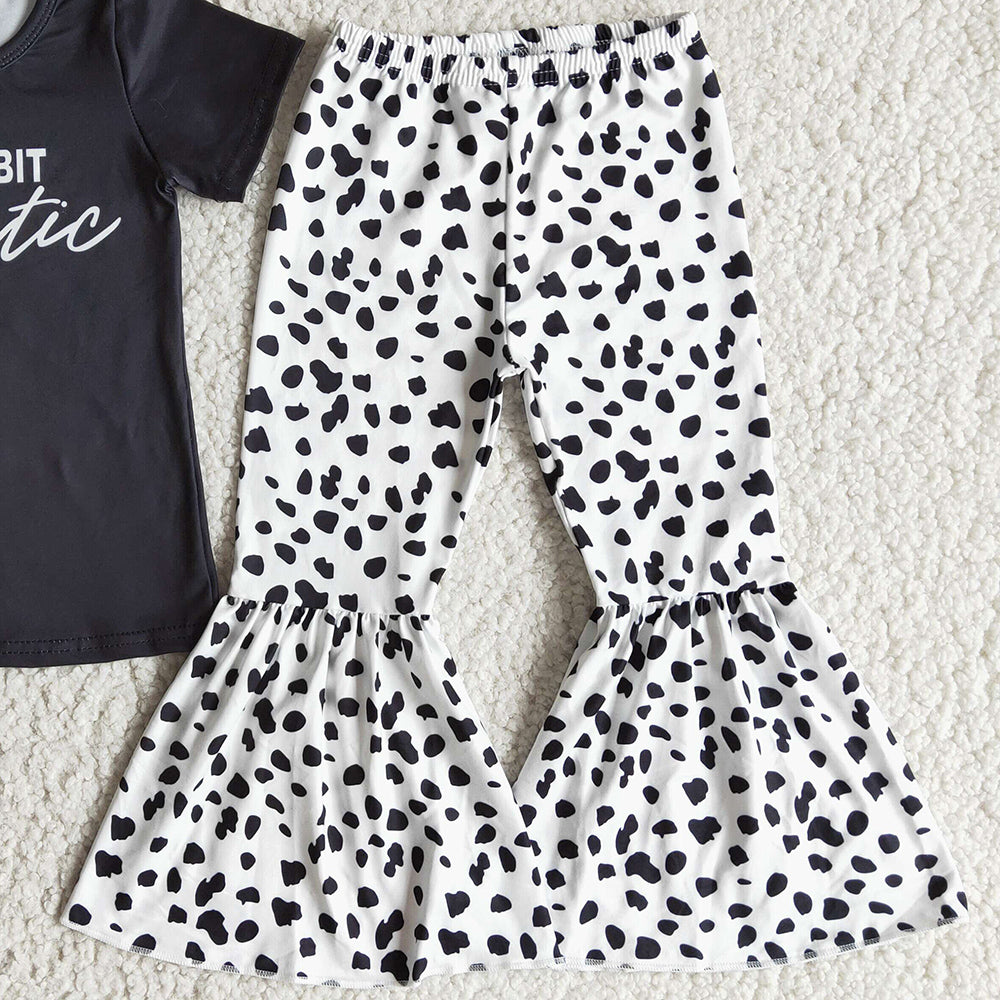 Fashion Baby Girl Clothes Spring Summer Bell Bottom Outfits Toddler Girls Clothes Sets D11-1