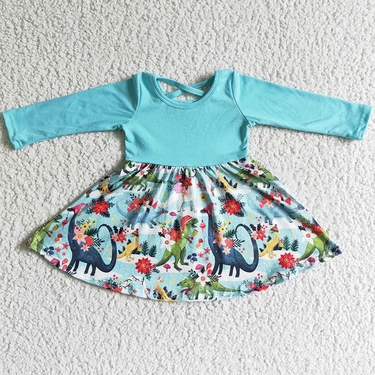 Christmas Girls Dress Long Sleeve GLD0006