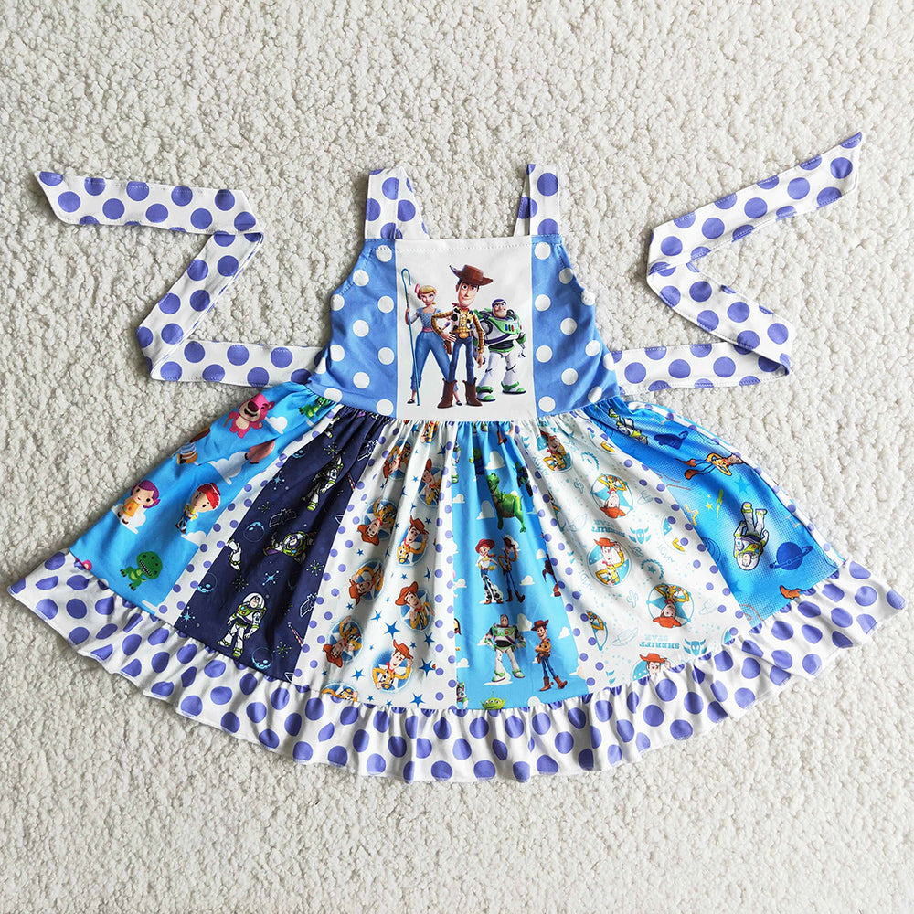 New Fashion Girls Twirl Dresses Little Girls Dress Wholesale A2-10 3.25